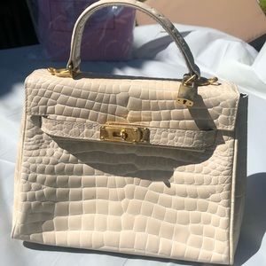 Vintage Cream Bag